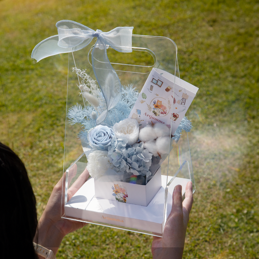Cloud Kissed Bloom Box (Blue)