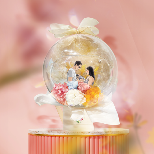 Summer Sunset Vanity Tray Bubble Box