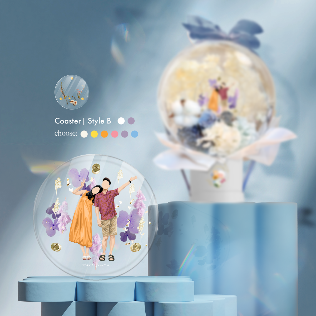 Winter Wonderland Coaster Bubble Box