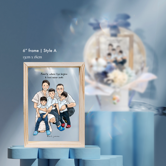 Winter Wonderland 6" Frame Bubble Box