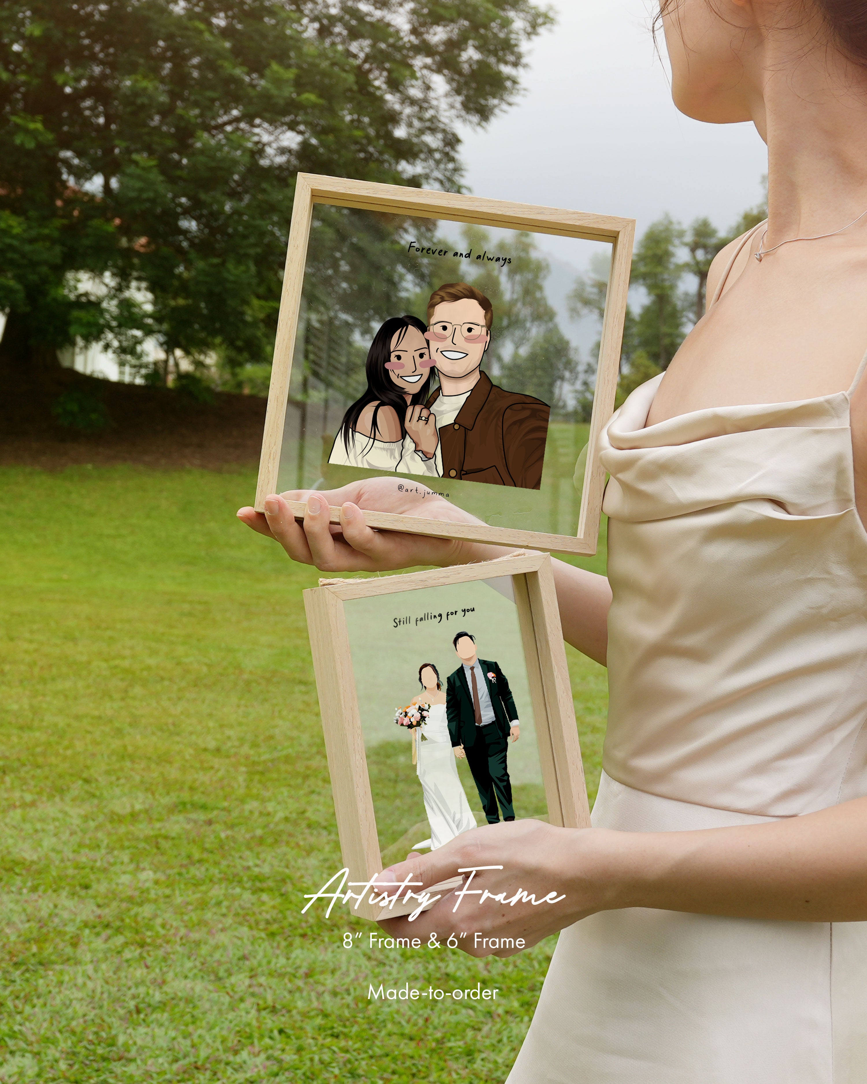 6" and 8" Personalised Photo Frame 