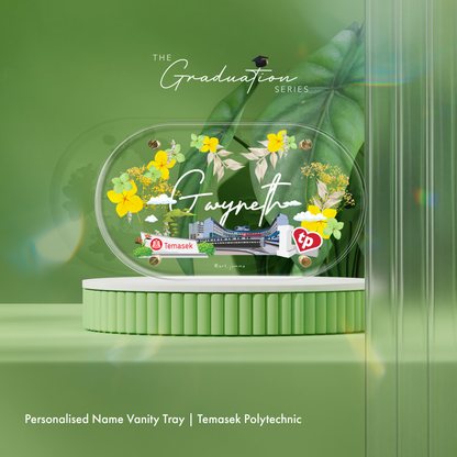 Personalised Name Vanity Tray | Graduation Series