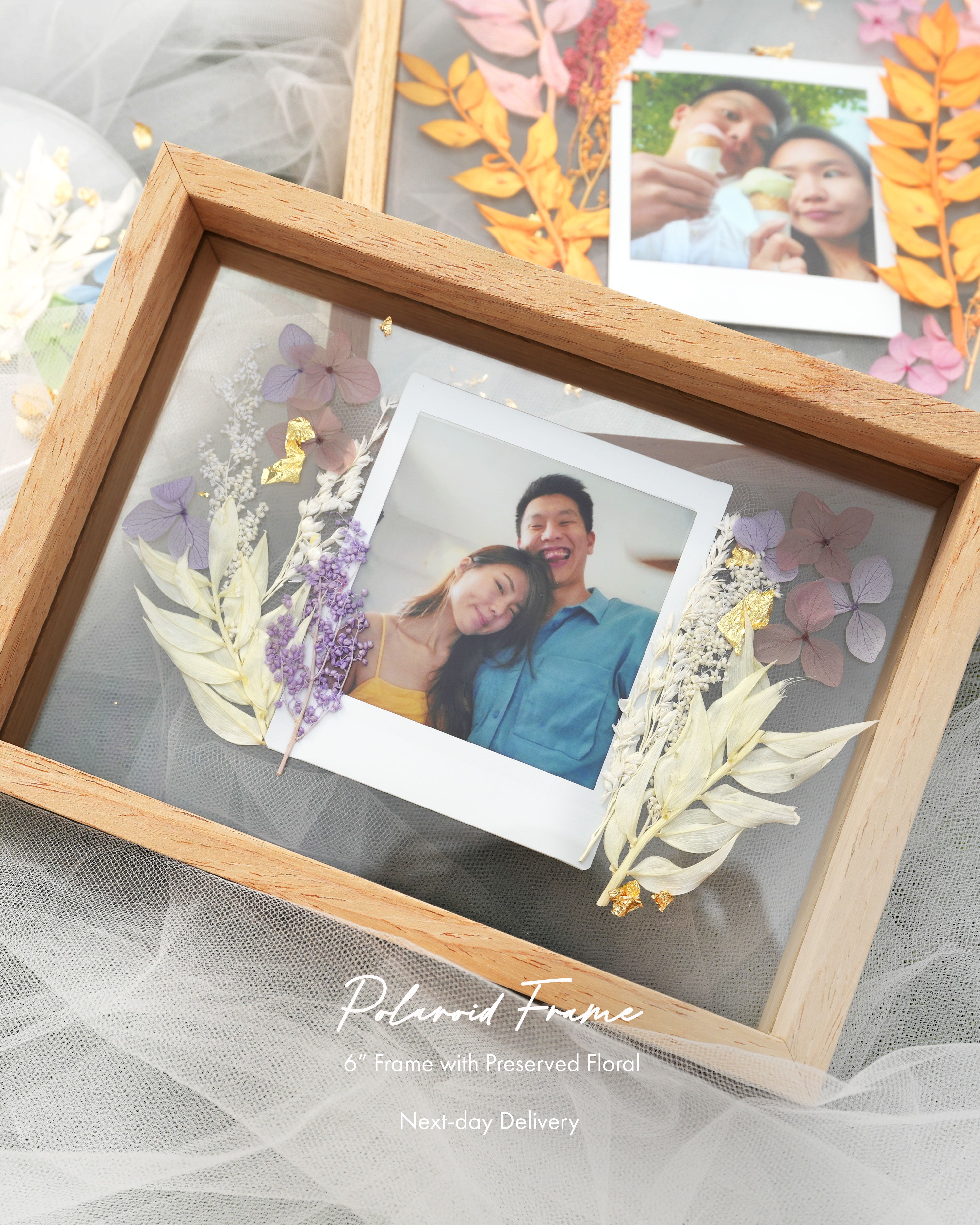 6" Frame Personalised Polaroid Photo Frame