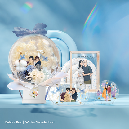 Winter Wonderland 6" Frame Bubble Box