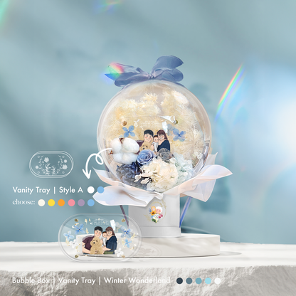 Winter Wonderland Vanity Tray Bubble Box